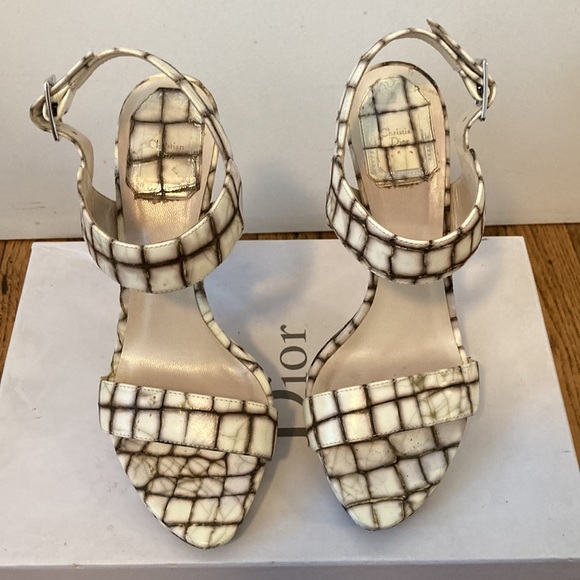 Dior Moc Croc Sandals- size 37 - Picture 2 of 5